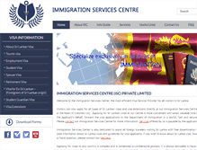 Tablet Screenshot of immigrationlanka.com